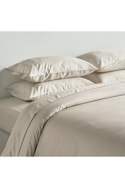 Home Centre Rekoop Tencel Sateen 300 Thread Count Super King Flat Sheet - 260x270 cm