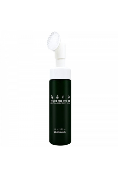 LEBELAGE Foaming Cleanser with Centella Asiatica and Built-In Brush, 200 ml