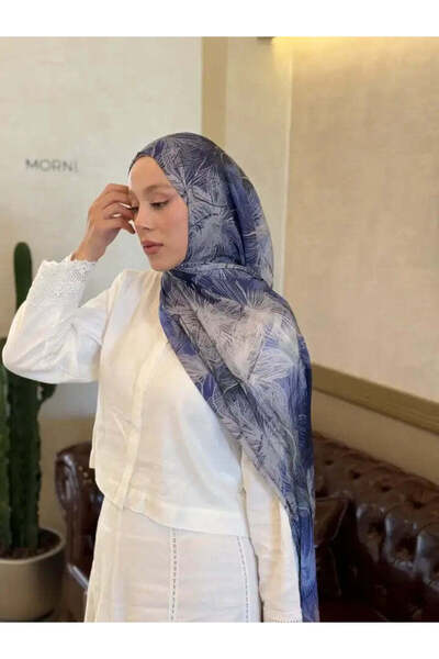 MODA Mk Esilda Pattern Moon Shawl - Smoke-Purple