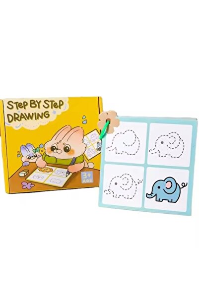 OEM Caiet de desen reutilizabil în 4 pași pentru copii