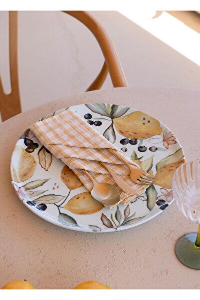 The Mia Limoncello Servis Tabağı 6lı Set 26 cm LMN013