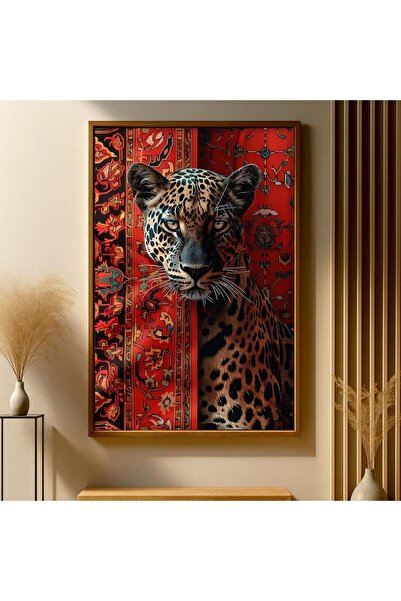 Marktna Heritage art design canvas painting with a hollow silver frame