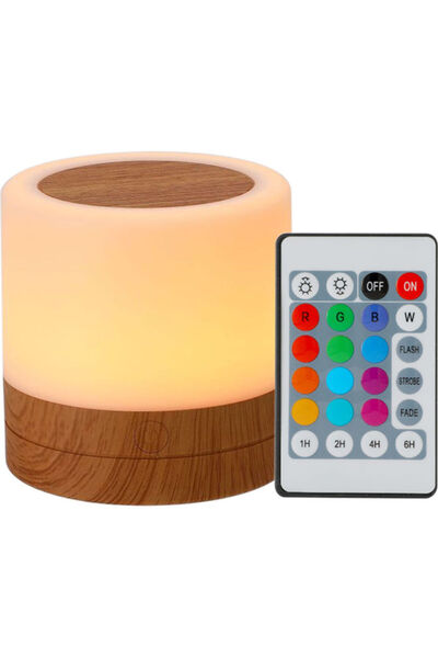 Taimi Touching Desktop LED Night Light Lamp With Remote Controller Multicolour