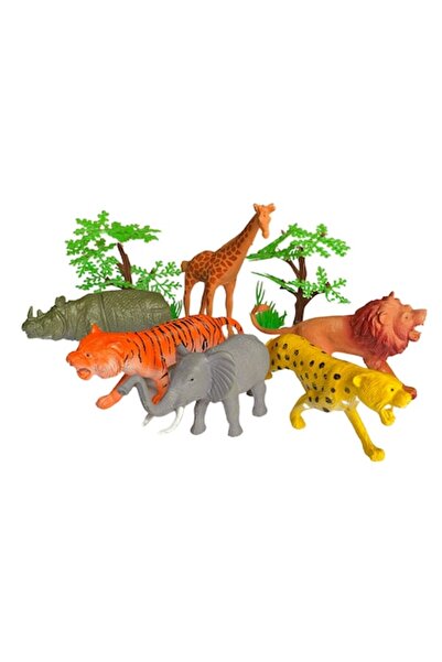 OEM Set of 6 figurines – wild animals and vegetation