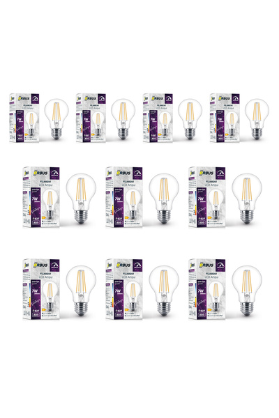 ORBUS 7W E27 Filament LED Ampul - Dim Edilebilir – DF60