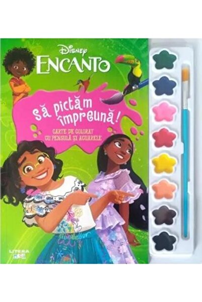 Editura Litera Disney. Encanto. Let's paint together! Over there book