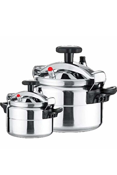 REFURA طقم مكون من قطعتين: قدر ضغط ألومنيوم سعة 5 لترات وقدر ضغط ألومنيوم ماي...