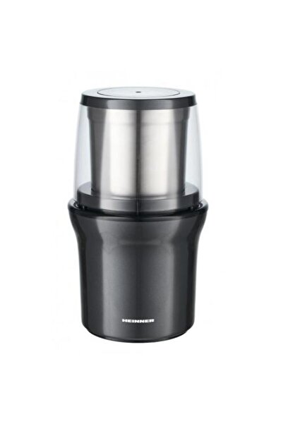 Heinner Electric Grinder HCG-200DGIX2, 200W, 70g, 2 containers, stainless steel case, Gray
