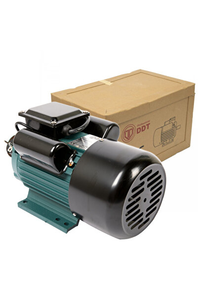 DDT Motor electric monofazat, DDT, 3000 W, 3000 rpm, 2 condensatori, corp fonta