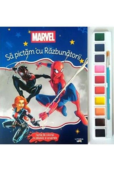 Editura Litera Marvel. Sa pictam cu Razbunatorii. Carte de colora