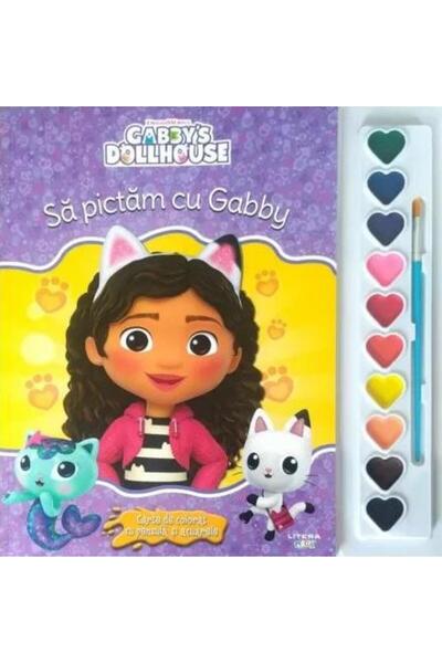 Editura Litera Gabby's Dollhouse. Sa pictam cu Gabby. Carte de co