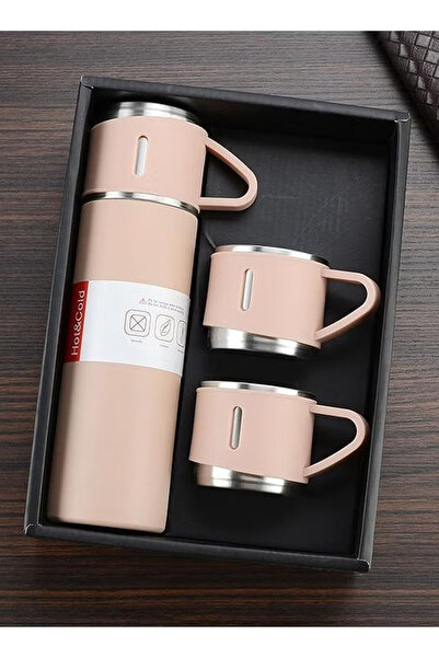 Primo Plus Stainless Steel Insulated Thermal Coffee Cup Pink