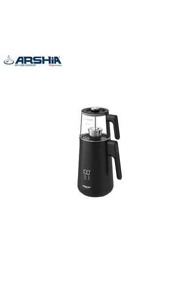 Arshia Arshia Electric Tea Maker - Digital Temperature Control Display and Stylish Design