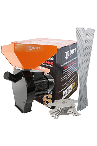 DDT Moara cereale si stiuleti DDT, motor 3.5 Kw, 20 ciocanele, 4 site, cuva mare, 200 kg/h