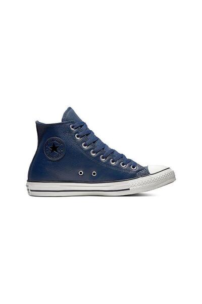 Converse , Chuck Taylor All Star leather mid-high sneakers, Navy blue