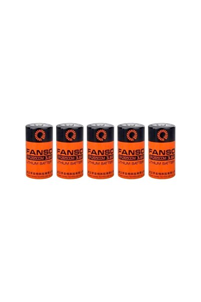Fanso ER26500M - C Size - 3.6V Li-SOCl2 Lithium Pil 5 Li Paket