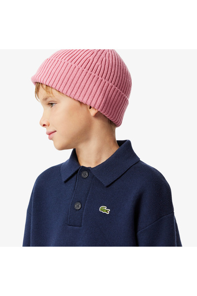 Lacoste Erkek Çocuk Organik Pamuk Lacivert Triko