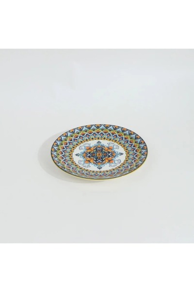 rexa Yellow Round Decorative Plate - 8.5 inches