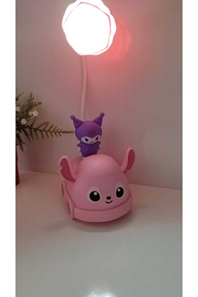 FAMEMUS ACCESSORY Kuromi Arabalı Masa Üzeri Gece Lambası
