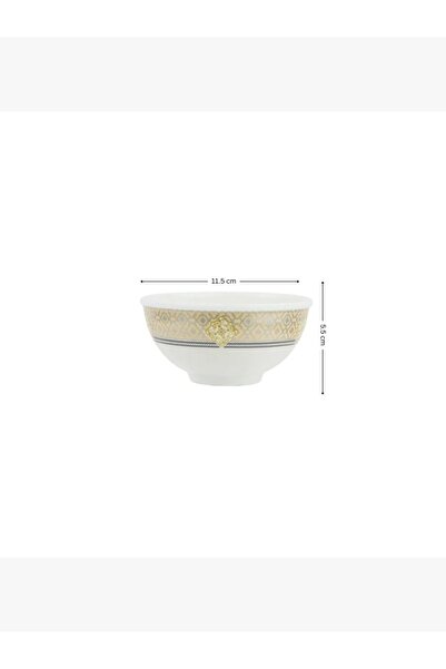 rexa Small Melamine Yogurt Soup Bowl with Luxury Embossing - 68311