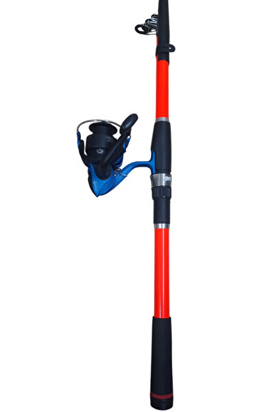 ERCİYES BALIK AVI MALZEMELERİ Ekonomik Olta set 360 m Teleskopik Kamış 3 Bilye 4000 lik Makine