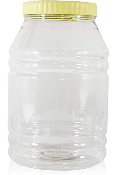 SunPet Alsaqer Round SpiceJar/Pet Jar/Plastic Food Storage Jar 5000 ml Capacity