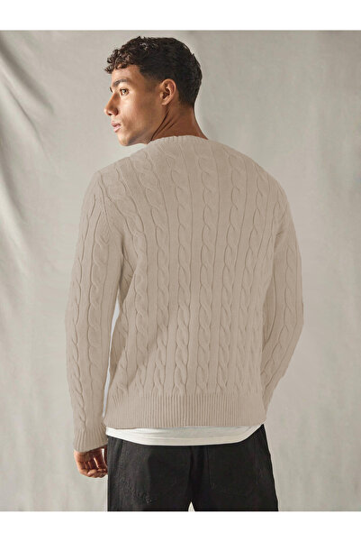 citystyle Pulover unisex din tricot din nurcă cu gât rotund pentru bărbați, cuplu iubit