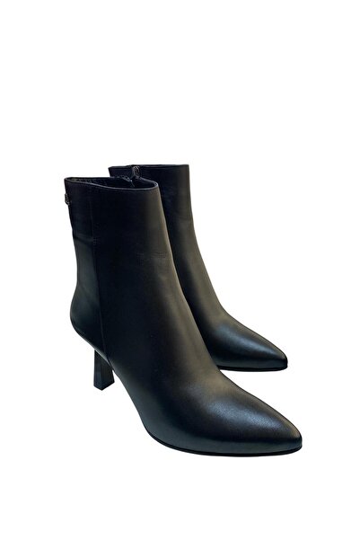 Venüs 2554002K Hakiki Deri Siyah Cilt Kadın Bot