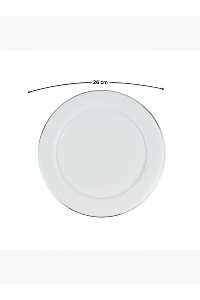 rexa Round Serving Platter - Silver Lined - 26 x 26 cm