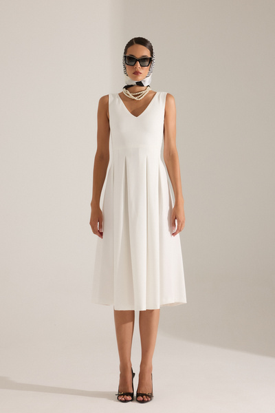 BETTY & SAM CHARLOTTE BEYAZ ELBİSE