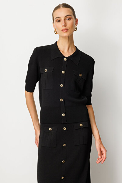 Genel Markalar Kapak Cepli Triko Bluz-69500