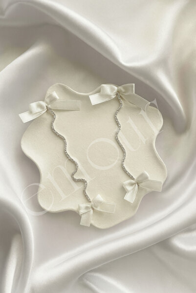 emour Fiyonk Toka Seti,İki Ucu Klipsli Taşlı Toka Seti,Abiye Fiyonk Toka,Zirk...