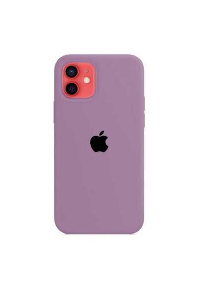 Apple Husa Silicon pentru iPhone 12, Faded Purple