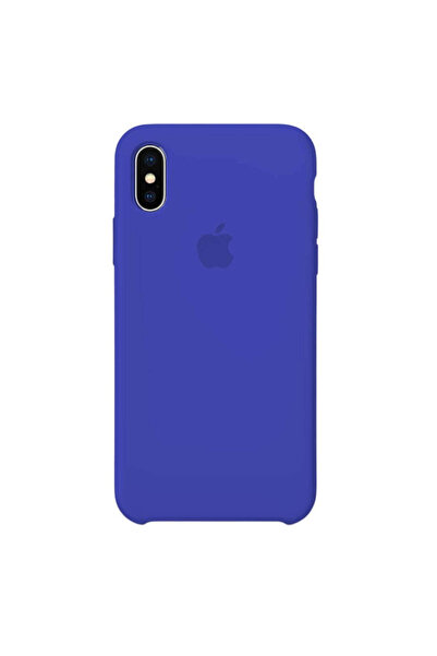 Apple Husa Silicon pentru iPhone Xs Max, Flash Blue