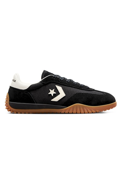 Converse Run Star Trainer – Black Luxe Nylon & Suede Sneakers