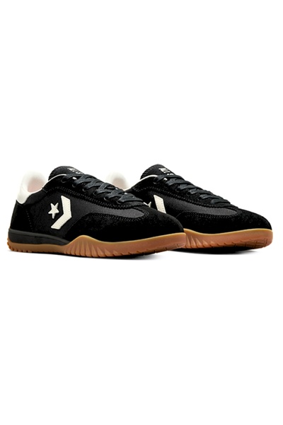 Converse Run Star Trainer – Black Luxe Nylon & Suede Sneakers