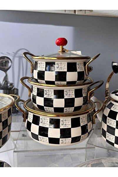 ROSSEV Dama Enamel Kitchen Set 19 Pieces