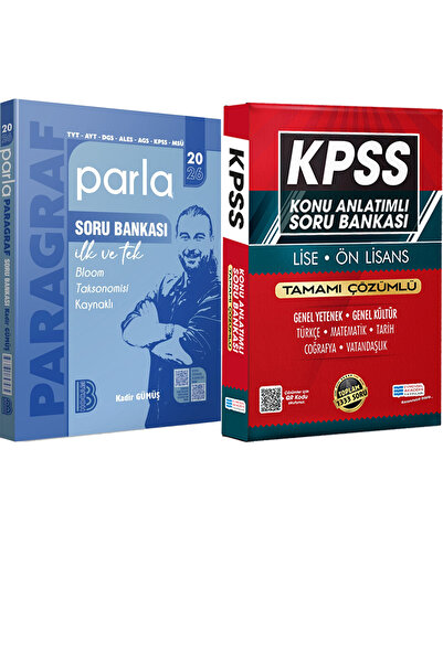 Benim Hocam Yayınları 2026 Parla Paragraf Soru Bankası - Lise Önlisans Konu A...