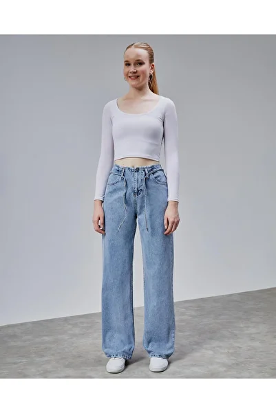 Butik Drawstring Jeans