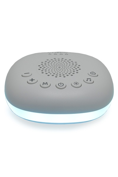 Cangaroo LumaNoise Portable White Sound Device, LED Light, Hanging Hook, USB-C Rechargeable