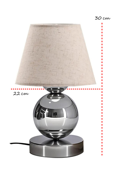 EvLight Perla Table Top Cream Nightstand Lampshade