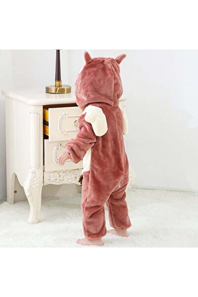 WildFashion Kigurumi pajamas for babies, jumpsuit type, made of soft and fluffy material CLD166-82