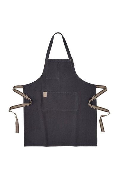 IKEA SANDVIVA Apron, dark grey, 69 x 85 cm