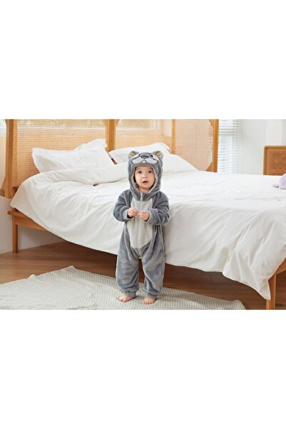 WildFashion Kigurumi pajamas for babies, jumpsuit type, made of soft and fluffy material CLD156-18