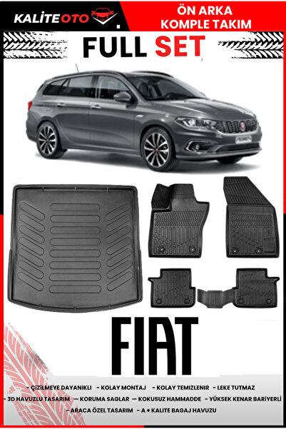 ko kaliteoto Fiat Egea Station Wagon 2016-2017-2018-2019-2020 Model Üst Bagaj...