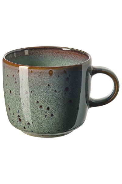IKEA GLADELIG Mug, beige-green, 37 cl
