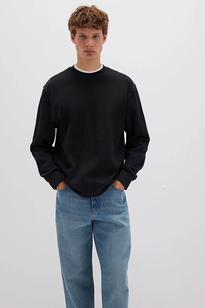 Mavi 0S10407-900 Cycling Collar Sweatshirt