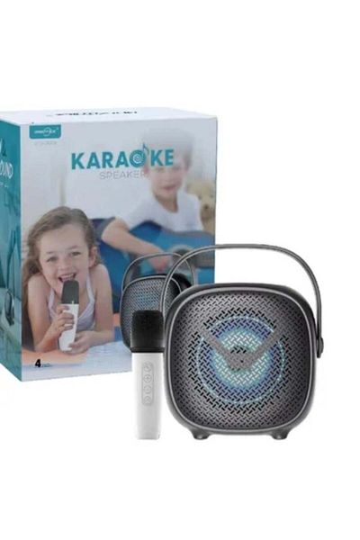 karaoke Bluetooth speaker with microphone and voice changer feature
