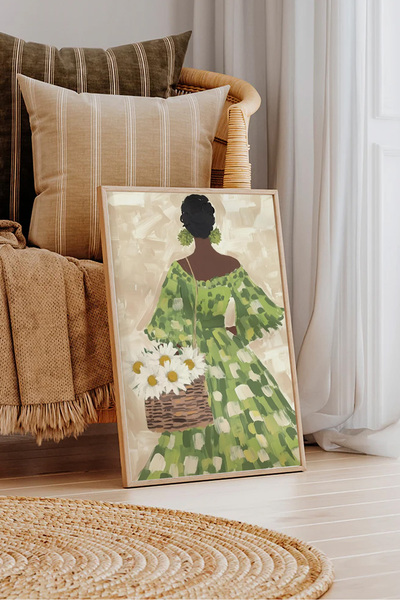 Dekorsiahome Τραπέζι σαλονιού κουζίνας με ξύλινο πλαίσιο μονοκόμματο TK1551