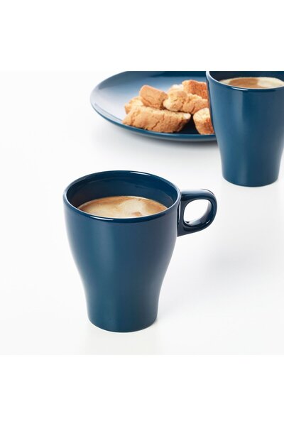 IKEA FÄRGRIK Mug, dark turquoise, 25 cl